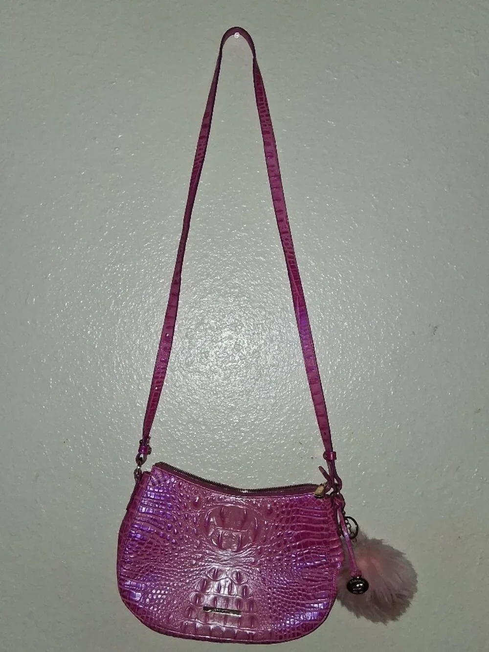 Candy Pink Brahmin Purse - Picture 1 of 10